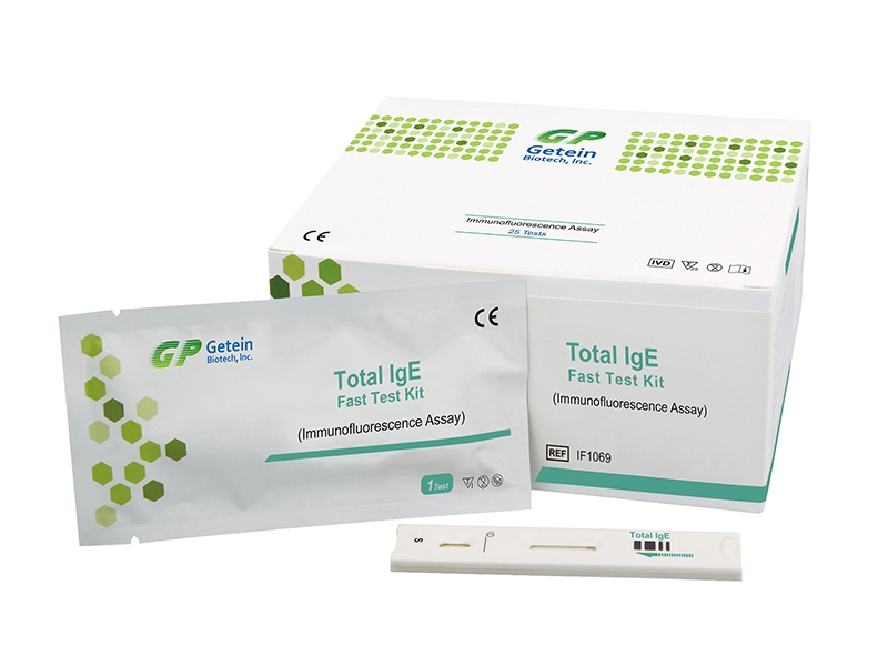 Totale IgE Fast Test Kit (Immunofluorescentie Assay)