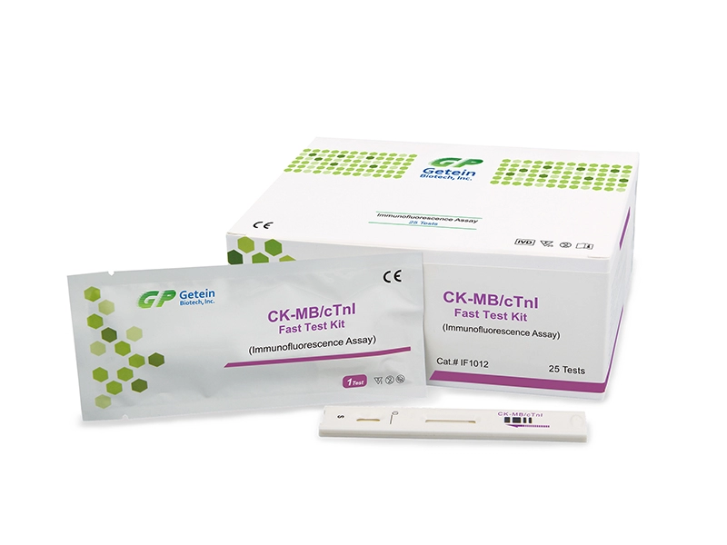 CK-MB/cTnI snelle testkit (immunofluorescentietest)