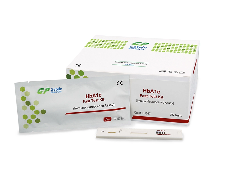 HbA1c snelle testkit (immunofluorescentietest)
