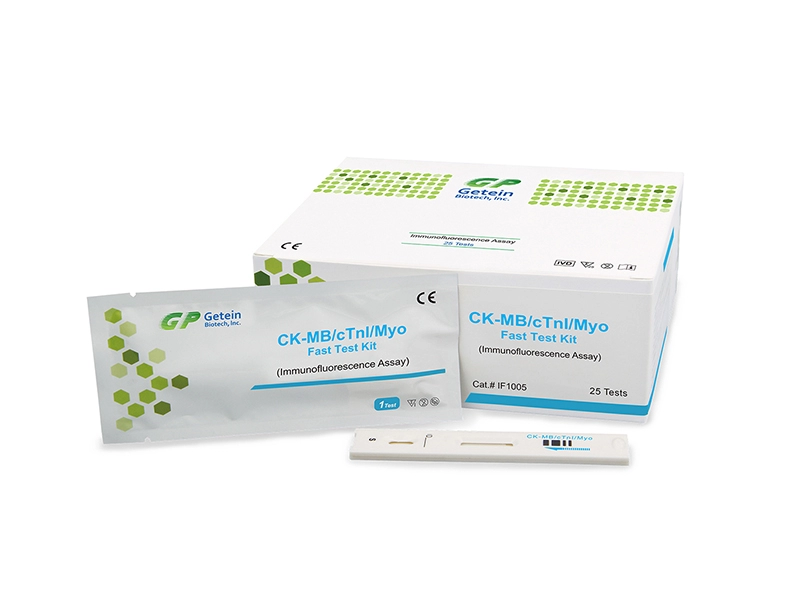 CK-MB/cTnI/Myo snelle testkit (immunofluorescentietest)