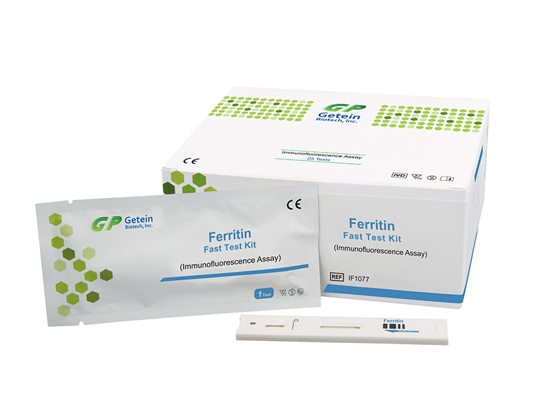 Ferritine snelle testkit (immunofluorescentietest)