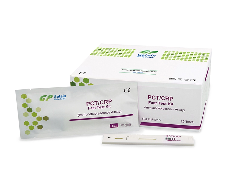 PCT/CRP snelle testkit (immunofluorescentietest)