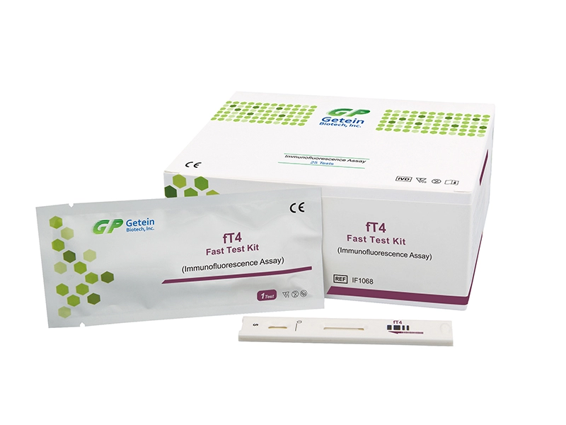 fT4 snelle testkit (immunofluorescentietest)