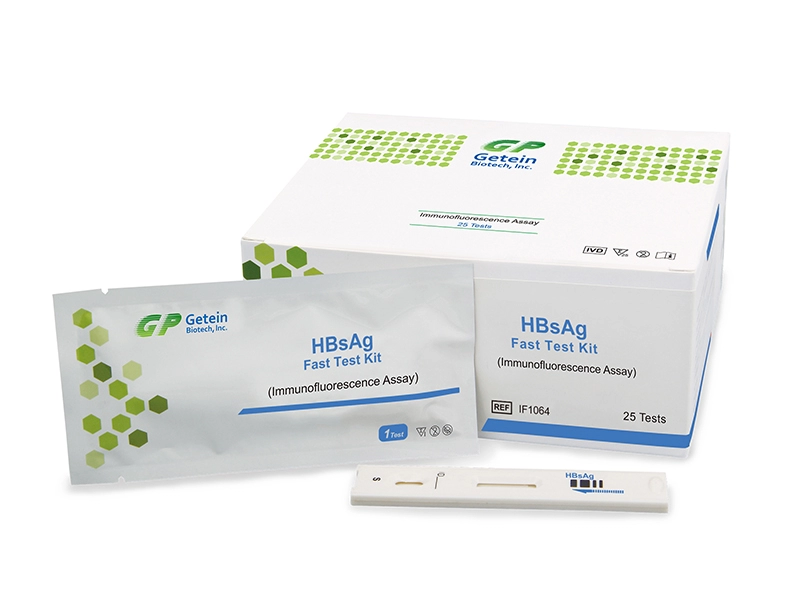 HBsAg snelle testkit (immunofluorescentietest)