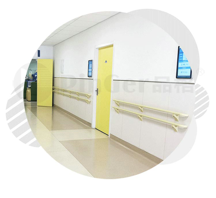 Factory Price Hospital Interior Vinyl Wall Handrail