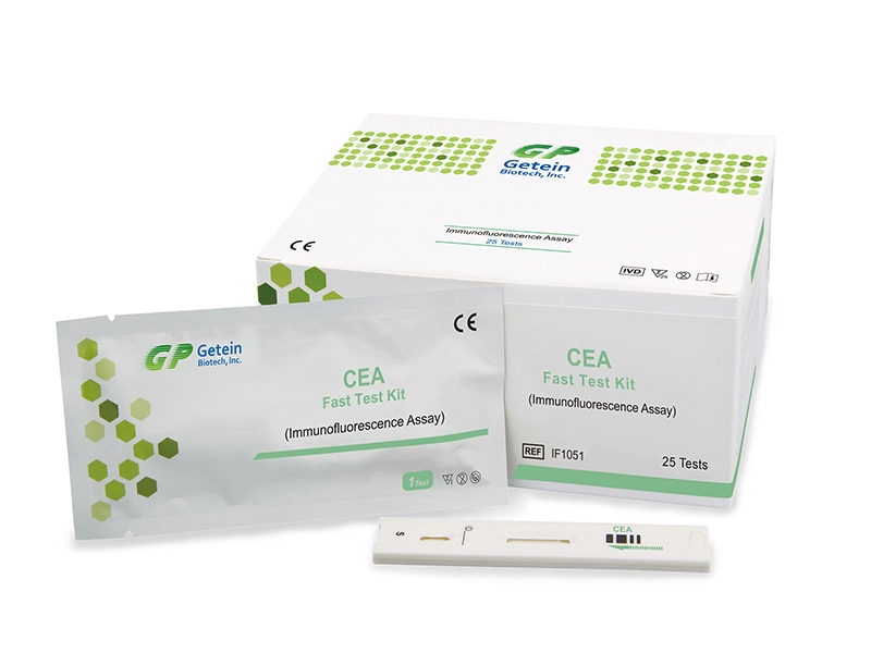 CEA snelle testkit (immunofluorescentietest)