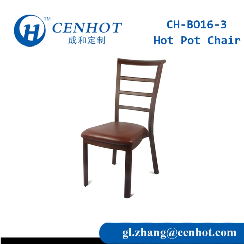 Hoge kwaliteit restaurant metalen hot pot stoelen fabrikanten - CENHOT