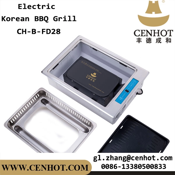 CENHOT Commerciële Koreaanse BBQ Grill Non Stick Rookloze Elektrische Grill