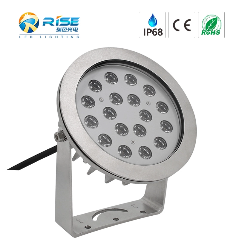 18x4W 18x3W 54W LED onderwaterlicht met 316L roestvrij staal