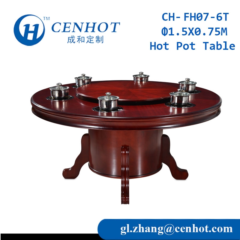 Chinese Hot Pot-tafel voor groothandel in restaurants