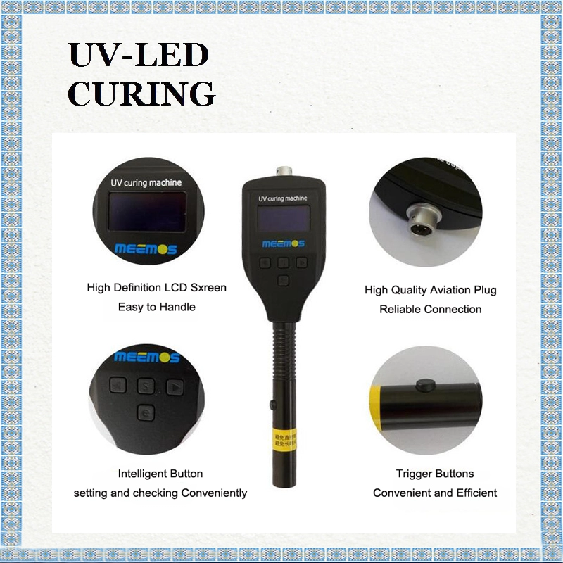 Draagbaar UV-uithardingssysteem UV-uithardende pen Puntcontactschakelaar USB-connector 365nm 395nm