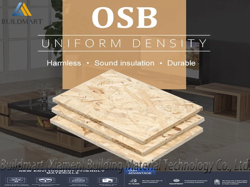 Hoge kwaliteit op maat gemaakte OSB-georiënteerde strandborden Waterdicht OSB-bord