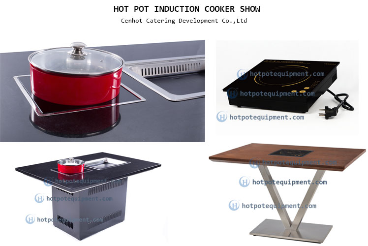 Restaurant Hot Pot Induction Cooker In the table - CENHOT