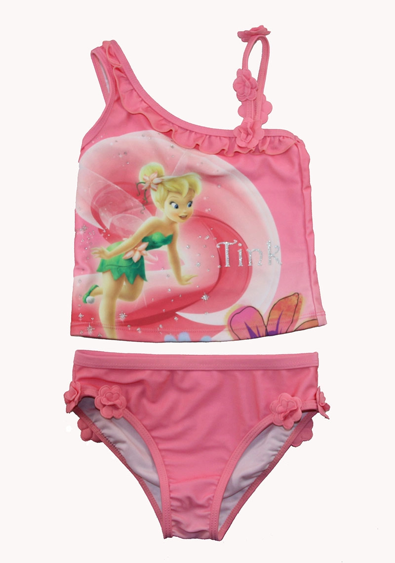 Roze Disney Fairies meisjes tweedelig tankini badpak