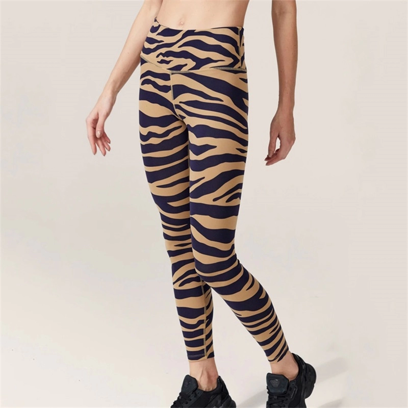 Zebra Print Fitness Custom Dames Yoga Set
