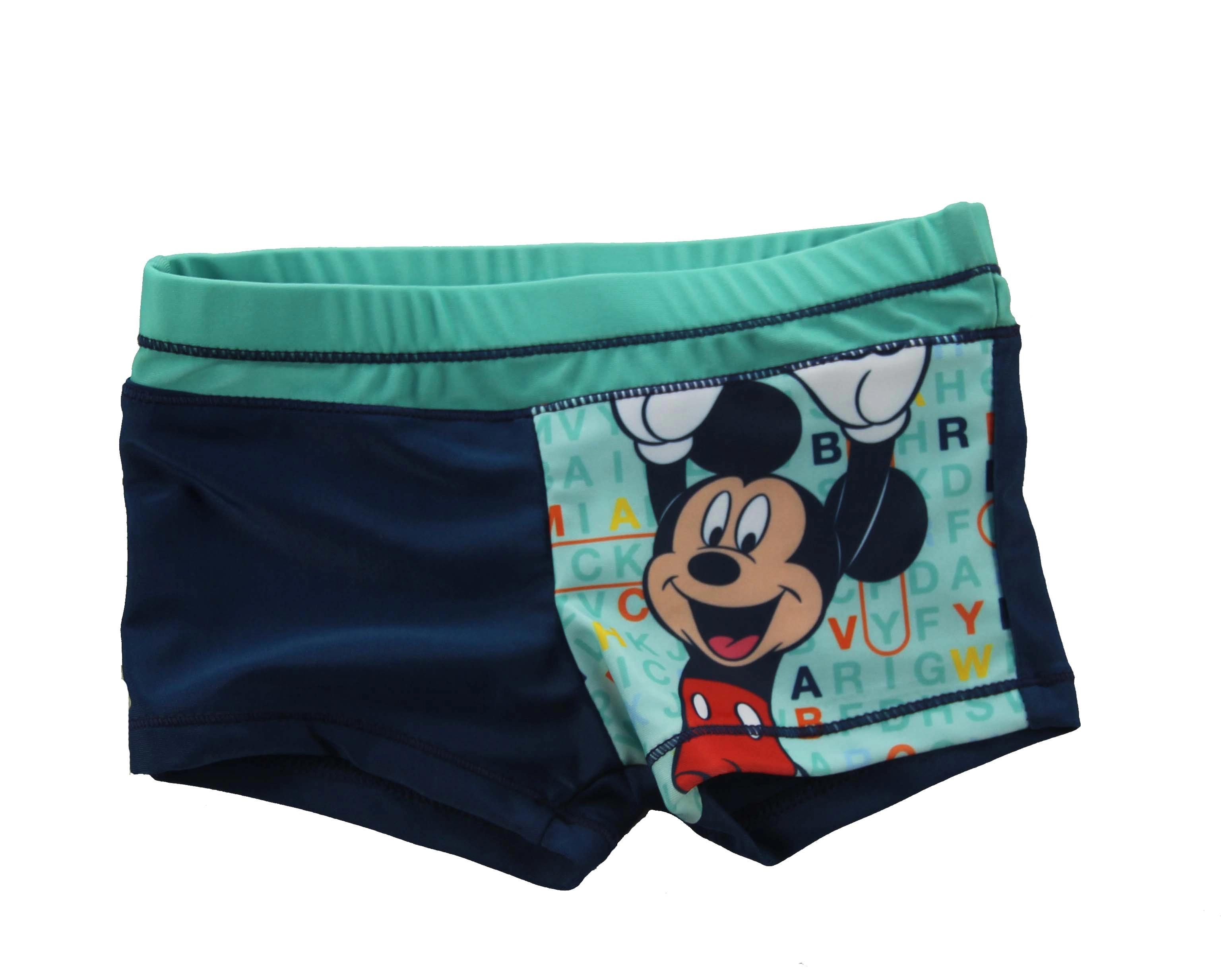 Mickey Mouse blauwe en groene korte kostuums voor jongens