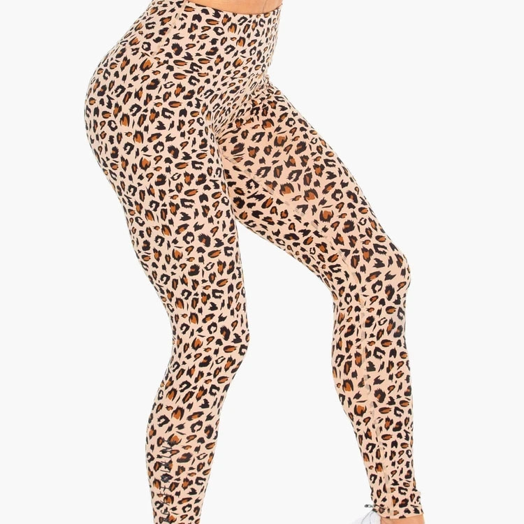 Dames aangepaste hoge taille luipaard legging