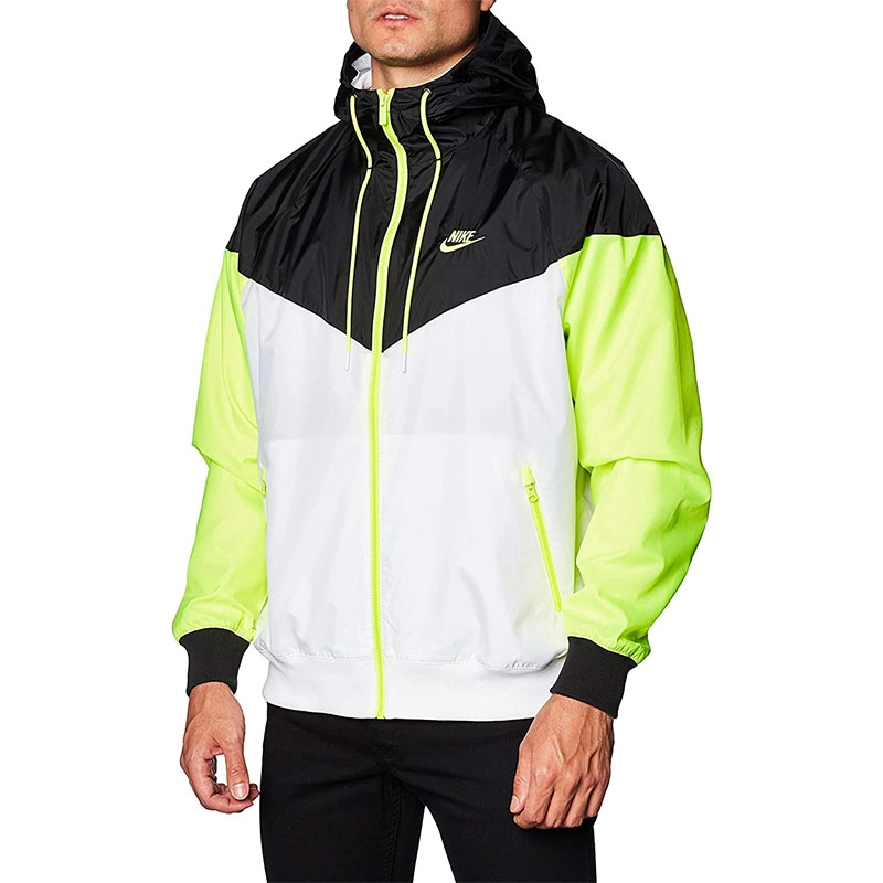 Sportkleding Windrunner-jack voor heren met capuchon voor de zomer