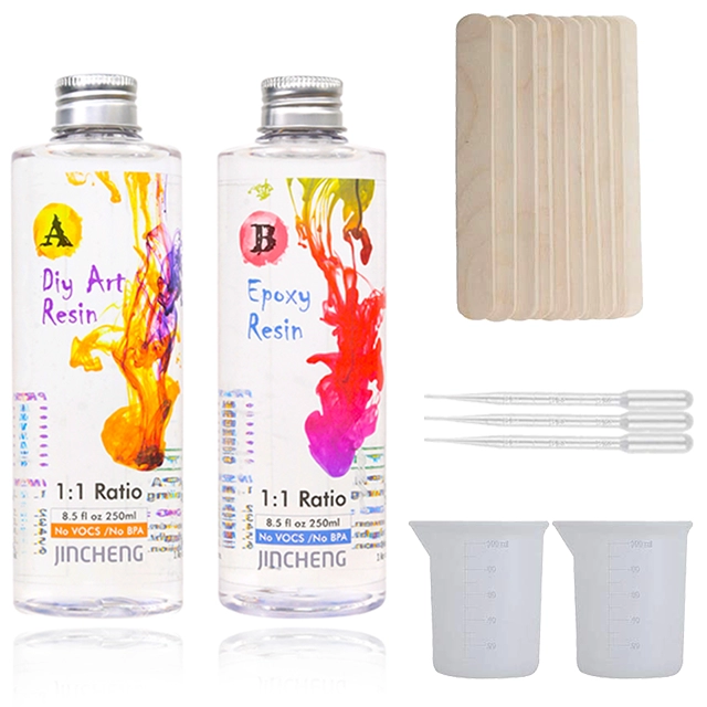 Epoxyhars Crystal Clear kit voor Art Crafts Jewelry