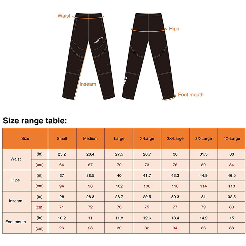 slim fitting Cycling Pants for men