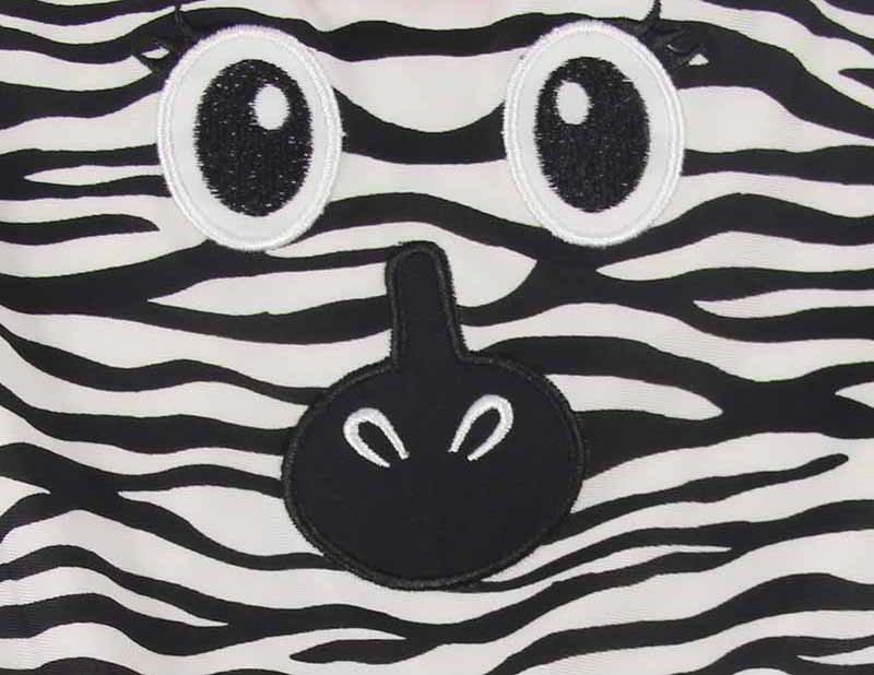 Zebra badpakken voor kleine meisjes uit één stuk