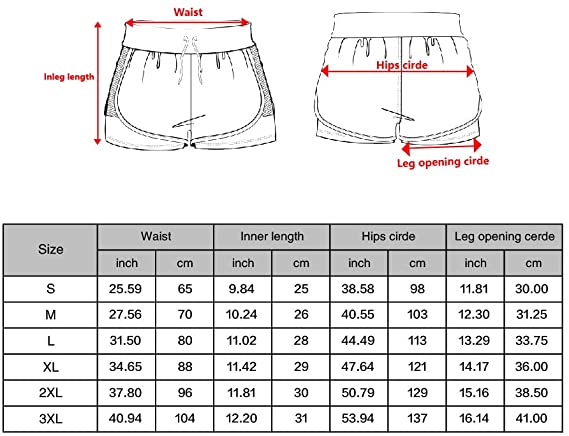 biking shorts size 