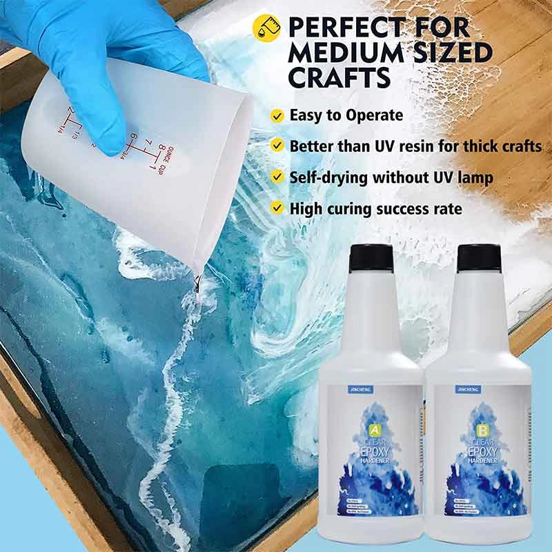 Kristalhelder gieten en coaten 32oz epoxyhars met gereedschapsset