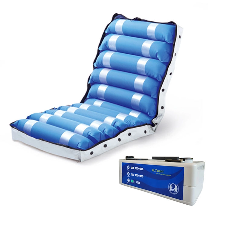 Comfort wisseldruk anti doorligwonden pad medische opblaasbare luchtcel stoel luchtkussen voor rolstoel;