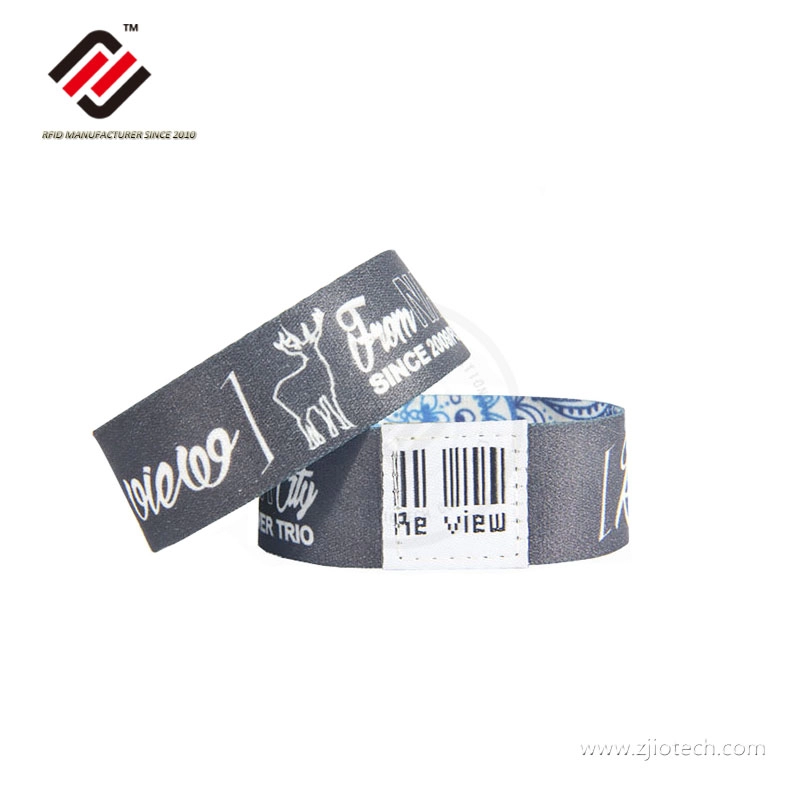 13,56 MHz NFC elastische stoffen armband polyester stretchband