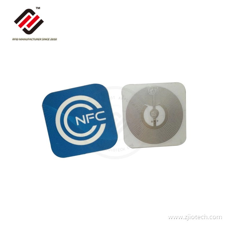 Gedrukt papier HF 13,56 MHz NTAG213 NFC-stickerlabel