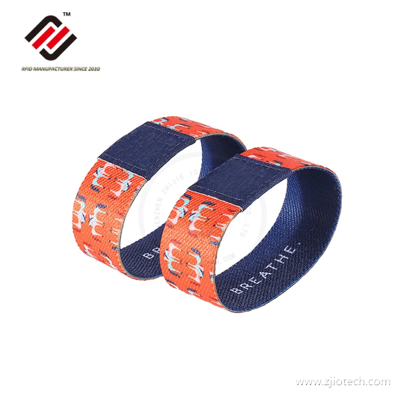 Passieve RFID ISO15693 ICODE SLIX Stretch geweven polsband