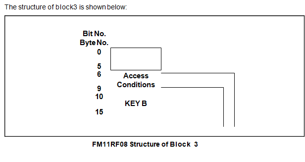 MF1K chip block structure 