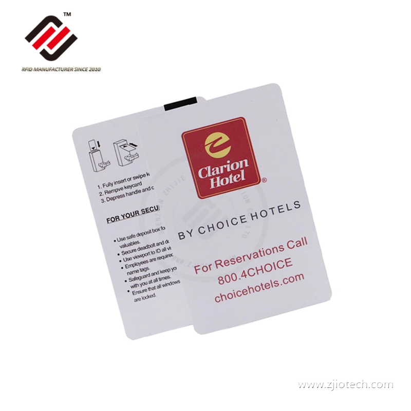 Gedrukte RFID-kaart voor toegang tot hotelcontrole voor Orbita RF-slot