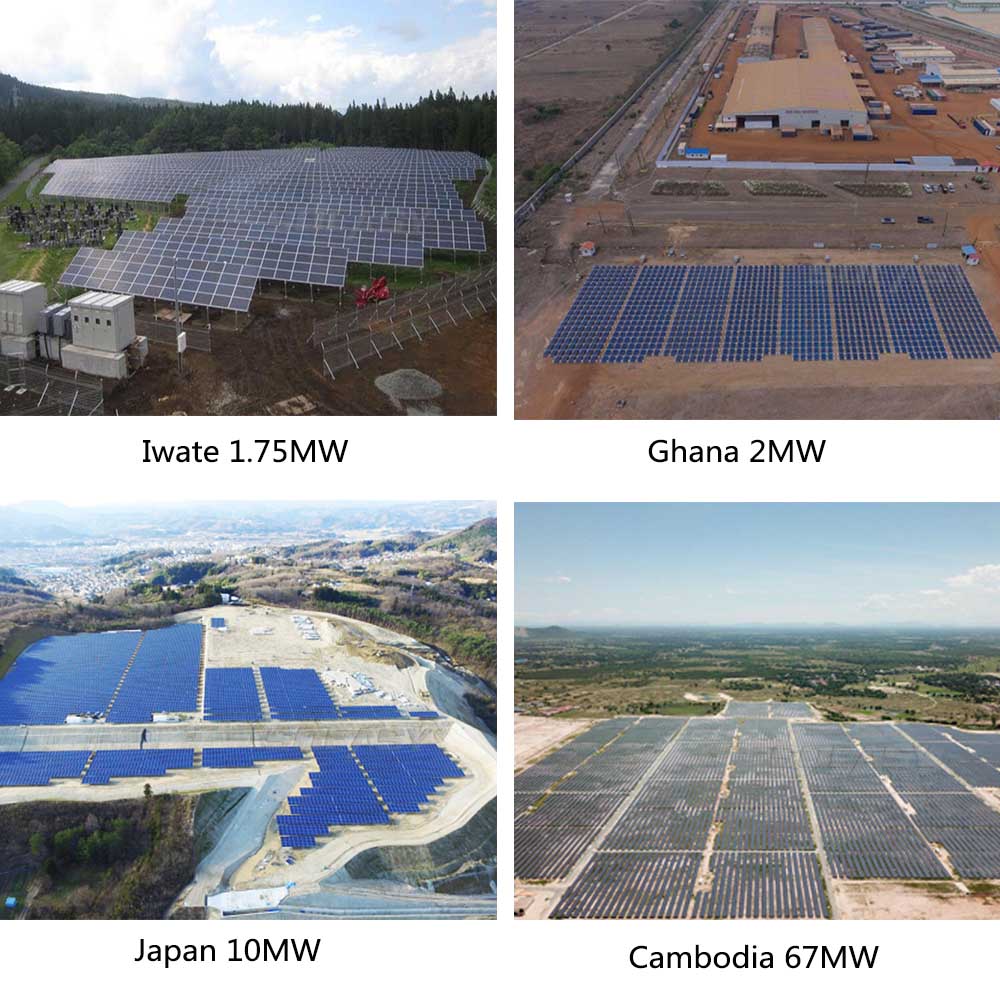 solar pv ground structure project cases 