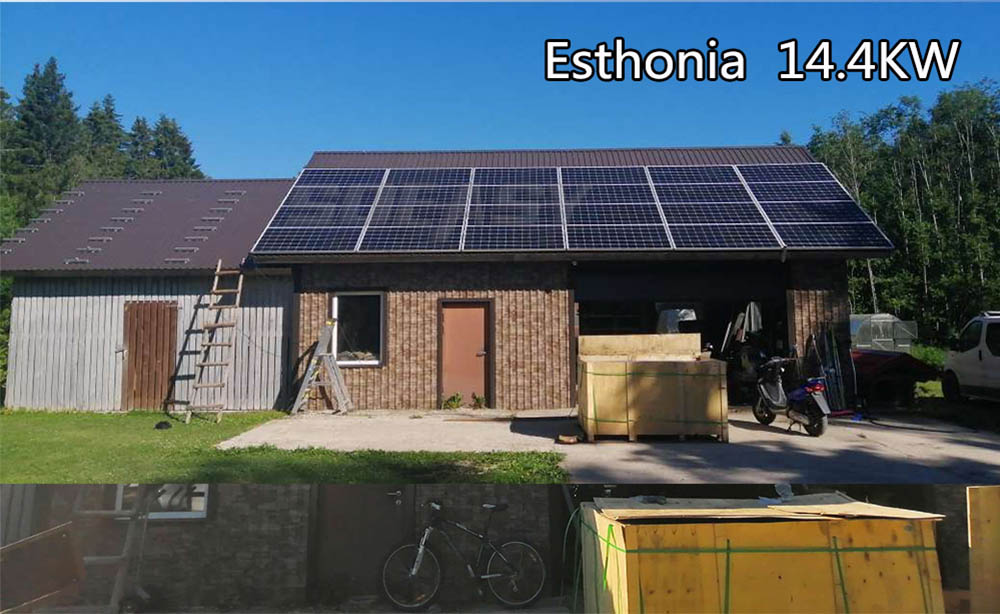 Solar roof mounting system Esthonia