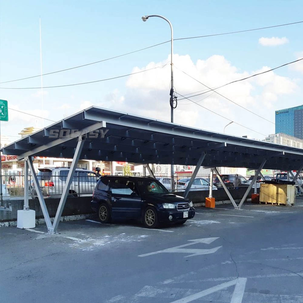 Niet-waterdichte aluminium carport op zonne-energie