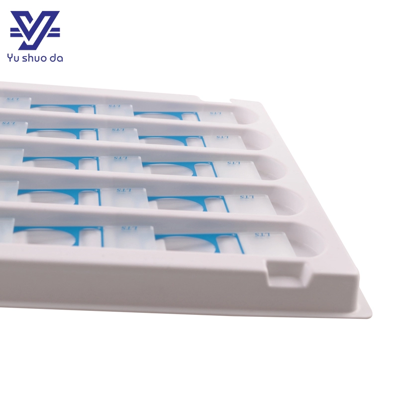 Goedkope Microscoop Adhesie frosted slide Plastic Tray