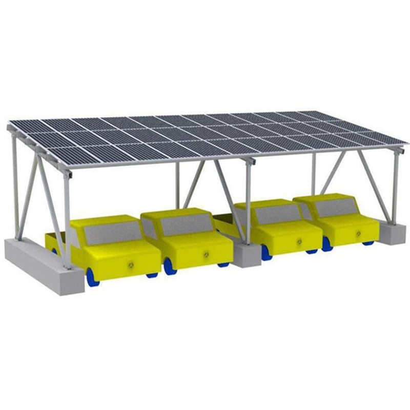 Groothandel op zonne-grond gemonteerde structuur voor elektrische auto's