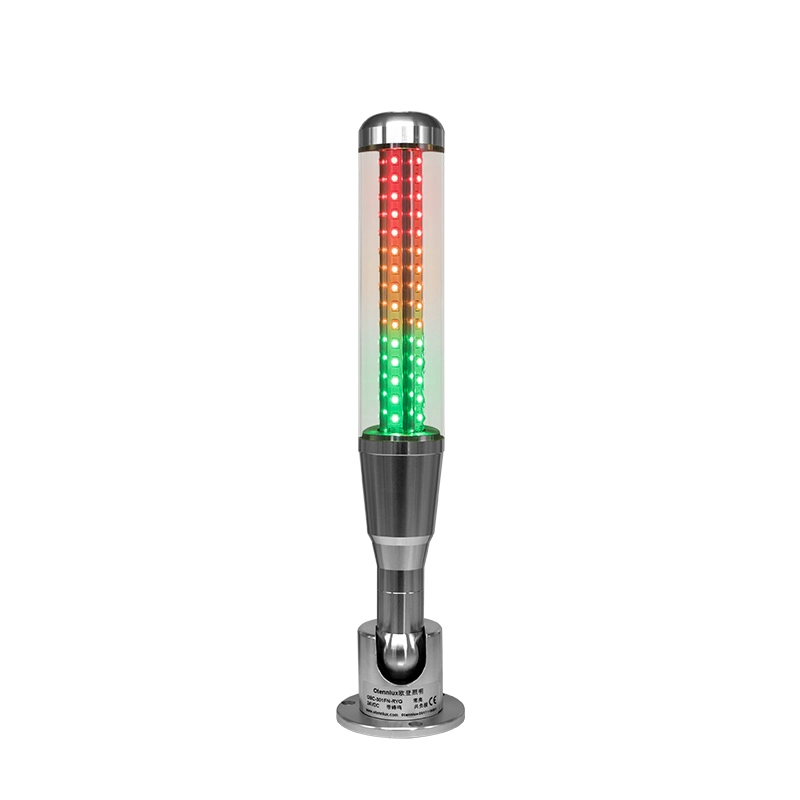 OMC1-301 Goedkopere prijs DC24v Aluminium Tri-kleur cnc Led-signaaltorenlicht met zoemer: