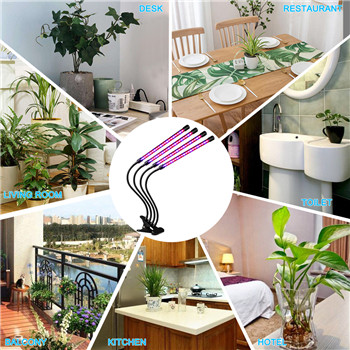 Lichtgewicht en compacte tafellamp voor huishoudelijke plantengroei