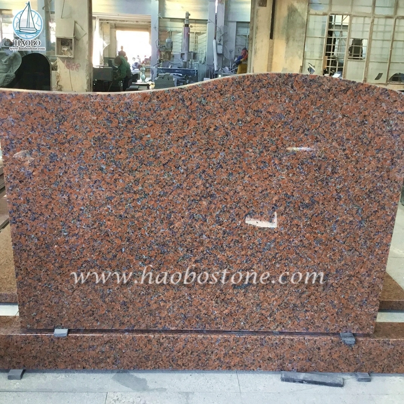 Natuursteen G562 Maple Red Granite Simple Design Grafsteen