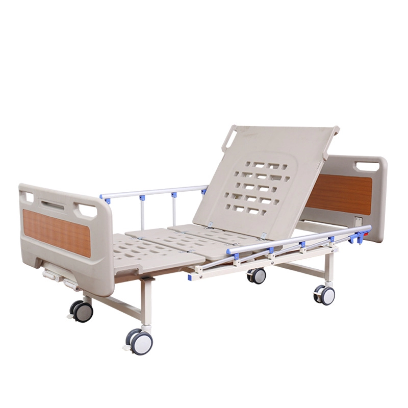 Handmatig multifunctioneel ziekenhuisbed met twee zwengels