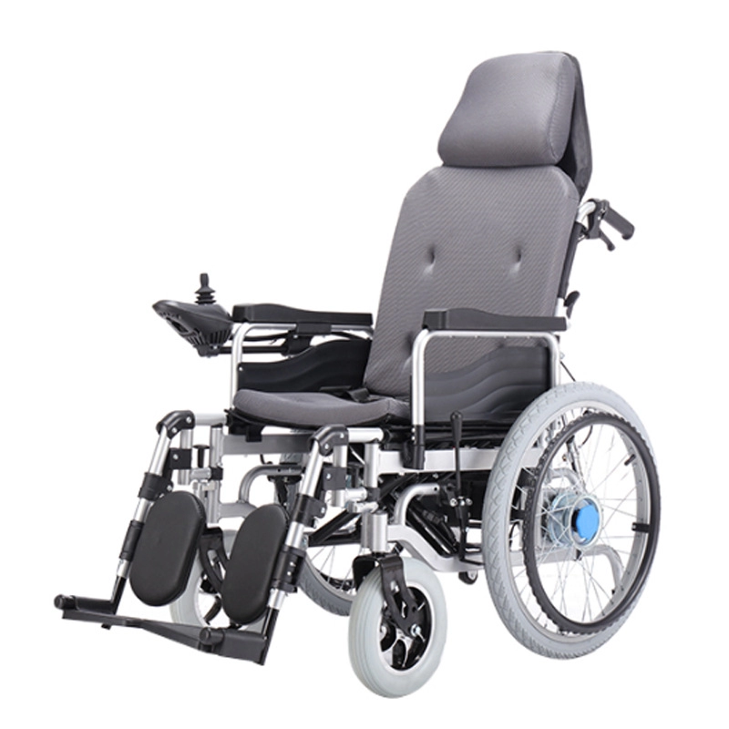 Goedkope prijzen Stalen automatische opvouwbare elektrische rolstoel
