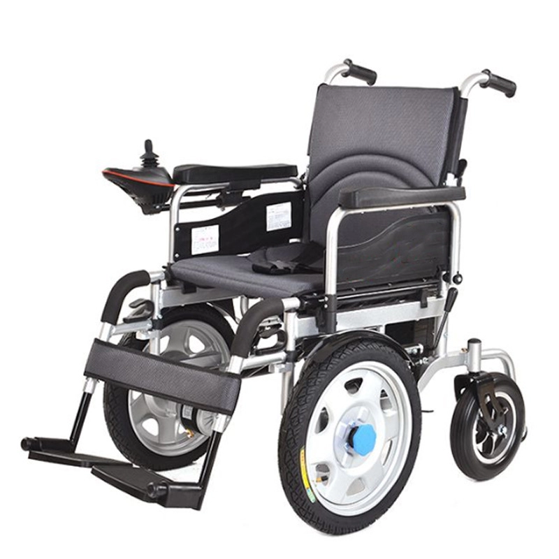 In hoogte verstelbare elektrische rolstoel voor oudere