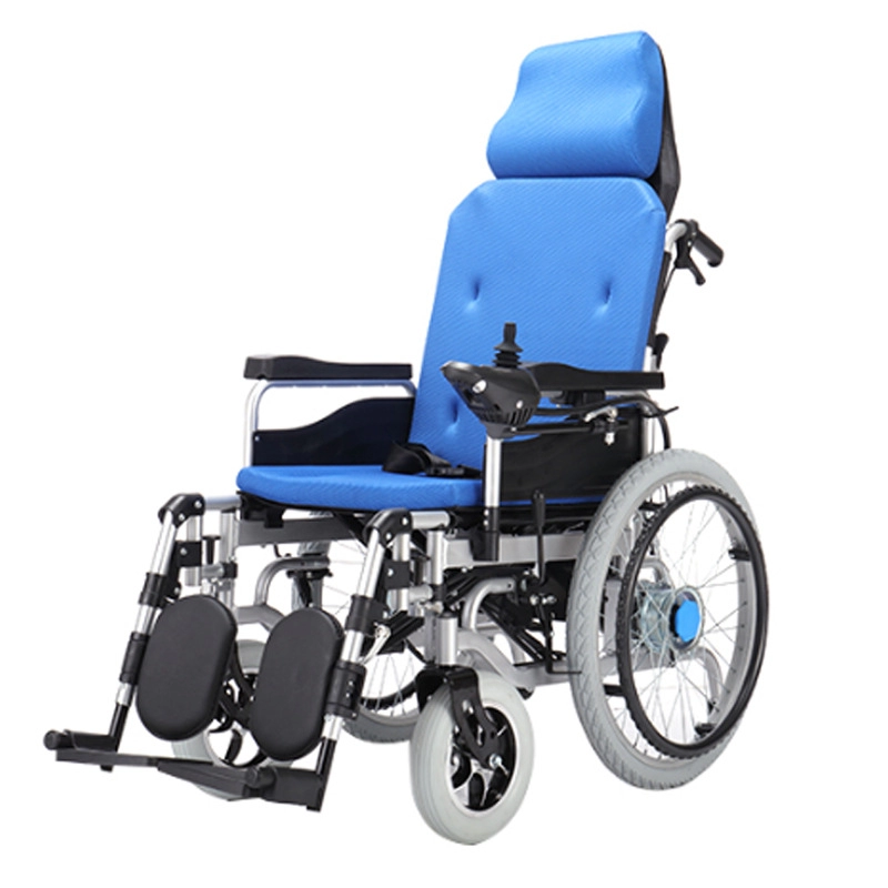 Goedkope prijzen Stalen automatische opvouwbare elektrische rolstoel