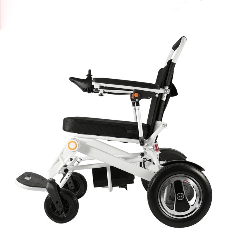 Luxe gemotoriseerde koolstofvezel opvouwbare elektrische rolstoel