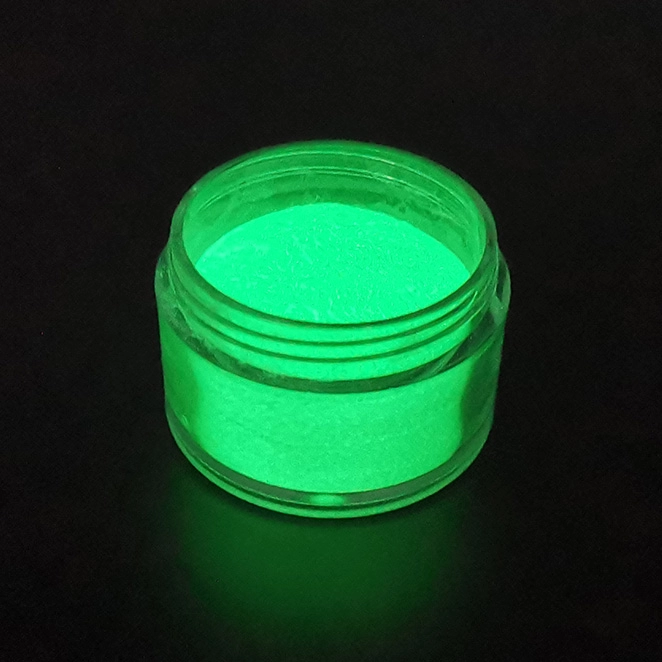 Snel absorberend helder fluorescerend groen Glow In The Dark-poeder