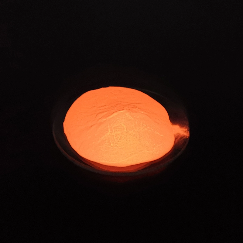 Fluorescerend oranje fotoluminescerend pigment met hoge helderheid