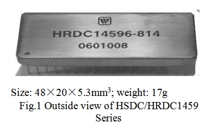 Resolver naar digitale converters (HSDC/HRDC1459-serie)