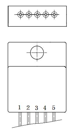 Pin-aanduidingen (van toepassing op TS-, TD-, TU-pakkettype)
